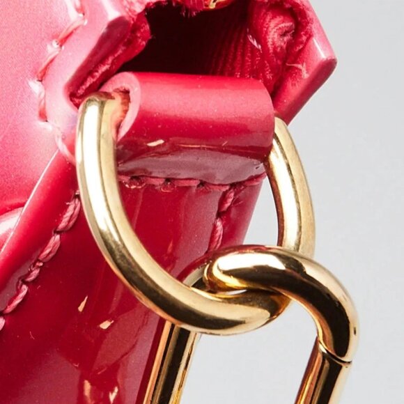 Louis Vuitton Fuchsia Neon Monogram Vernis Valentines Day Mini Accessories Po... - Picture 10 of 12